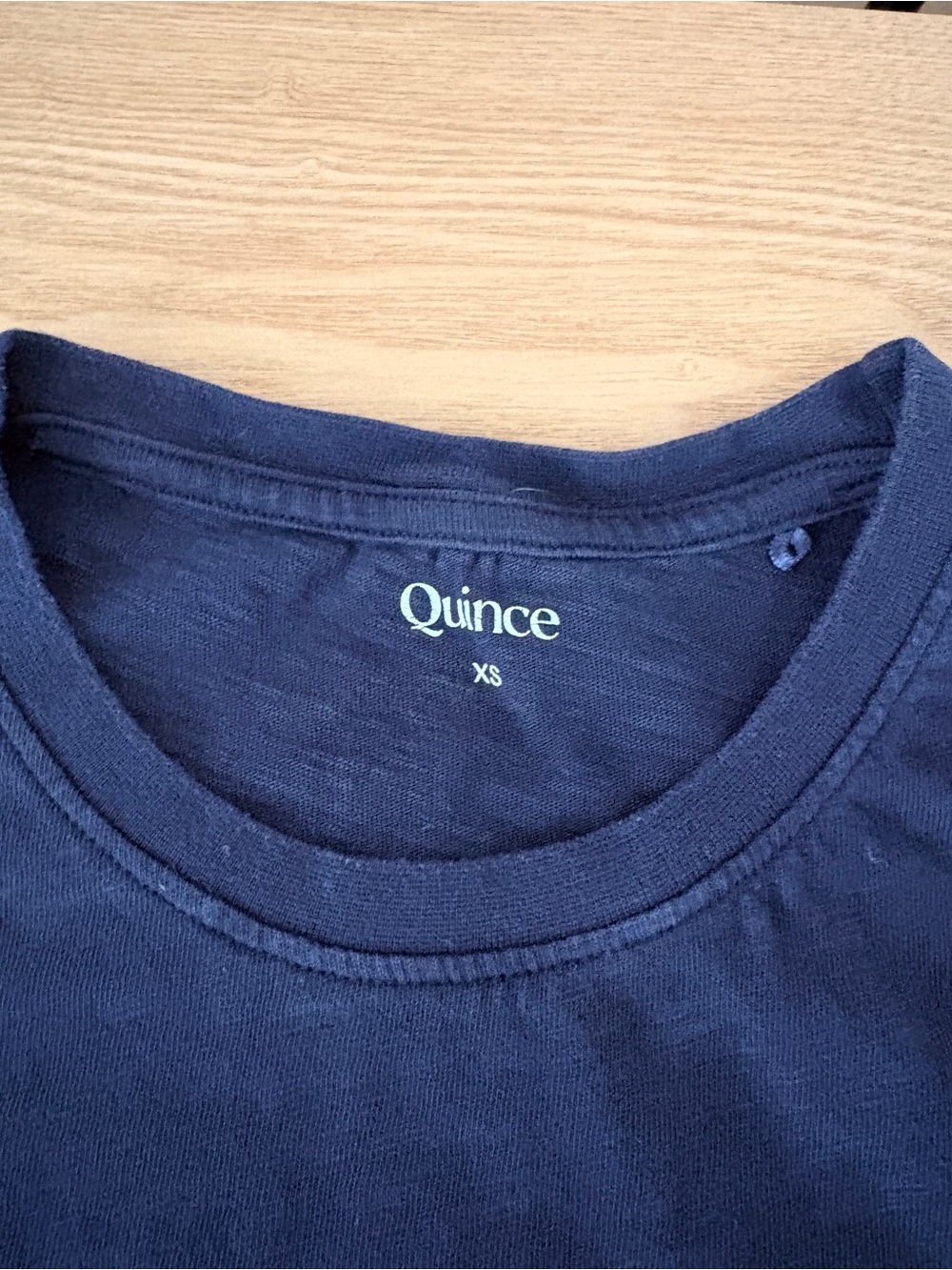 Quince Men's Dark Navy Crewneck Tee